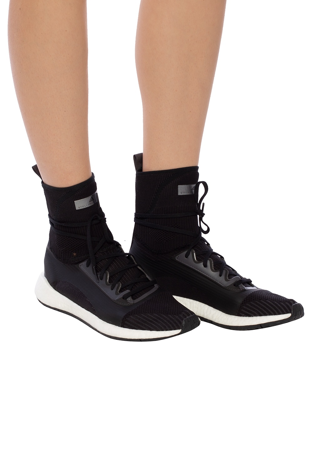 ADIDAS by Stella McCartney 'PulseBOOST HD MID S.' sock sneakers